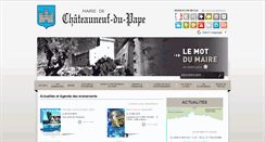 Desktop Screenshot of chateauneufdupape.org